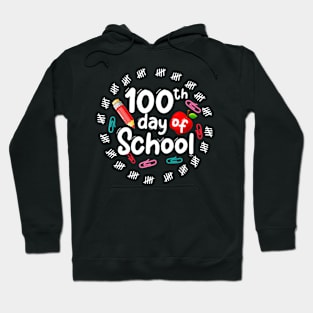 100th Day Of School For Teachers Kids 100 Days Smarter Hoodie